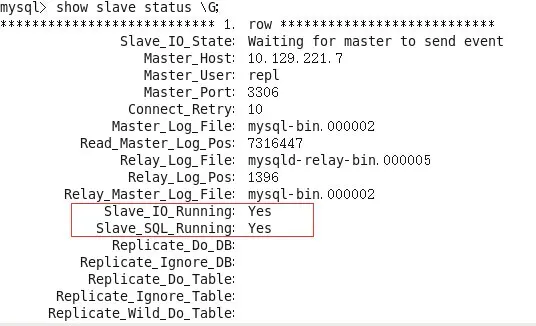 MySql Replication配置
一、前言
二、环境准备
三、在Master和Slave上分别开启root用户远程访问，并设置root用户密码，默认为空
四、在Master数据库上创建一个repl用户并进行授权，用于slave机器访问master数据库
五、在Master服务器上创建一个TestDB数据库，用于Replication
六、修改Master数据库的数据库配置（/etc/my.cnf），开启数据库二进制日志记录
七、重启Master数据库
八、检查Master库的Master状态
九、修改Slave数据库配置（/etc/my.cnf）
十、重启Slave数据库
十一、设置slave节点replication指向master，在Slave库执行change master command
十二、在Salve服务器启用slave模式
十三、查看replication的执行情况、以及相关处理Process
十四、至此MySQL Replication 相关的配置完成，在Master库的任何修改都会通过事务日志提交到Slave。