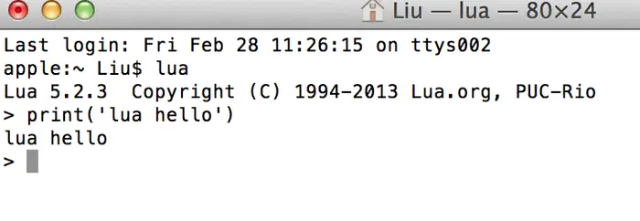 Mac OS X 10.9 下Sublime Text3配置Lua 5.2.3