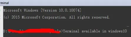[转载]解决在win10中webstrom无法使用命令行(Terminal)