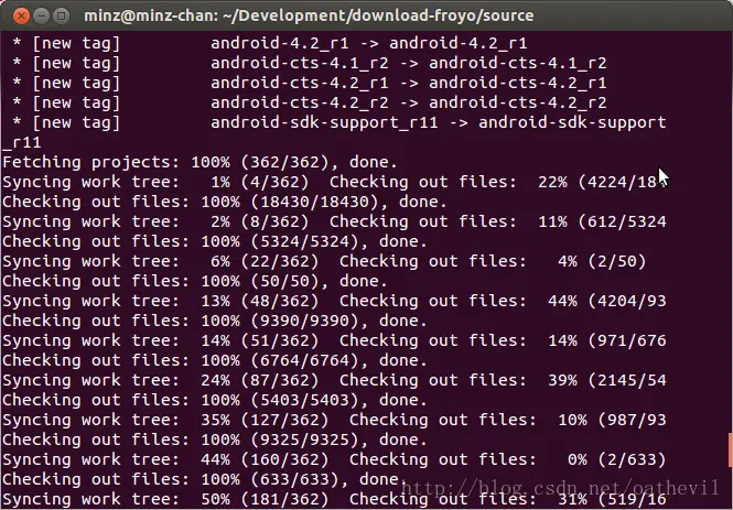 Ubuntu系统中初次下载Android源码的一点经验