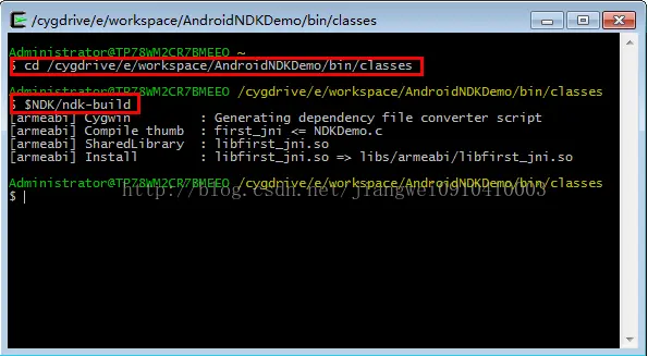 Android中的第一个NDK的例子                                                    分类：            Android             2013-12-31 11:30    5361人阅读    评论(2)    收藏
首先来看一下什么是NDK:
下面来看一下具体的操作步骤:
问题