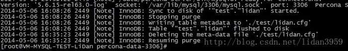 mysql5.6之 传输表空间迁移表或恢复误删除的表
