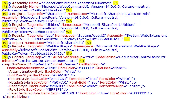 在SharePoint2010可见Web部件中使用Web Service获得所有列表
Get all lists using Web Service in SharePoint 2010 Visual Web Part