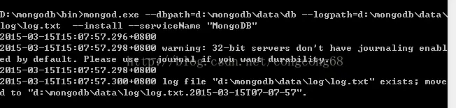 学习MongoDB 一：MongoDB 入门（安装与配置）
一.简介
二.安装与配置
三．添加MongoDB到Windows Service
四：测试一下MongoDB的shell