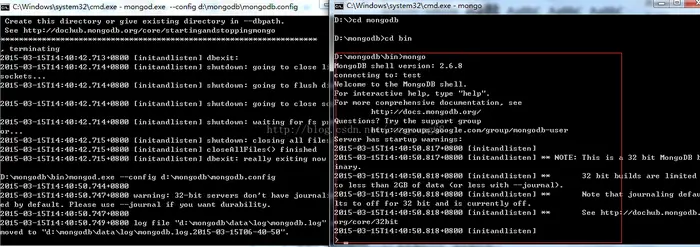 学习MongoDB 一：MongoDB 入门（安装与配置）
一.简介
二.安装与配置
三．添加MongoDB到Windows Service
四：测试一下MongoDB的shell
