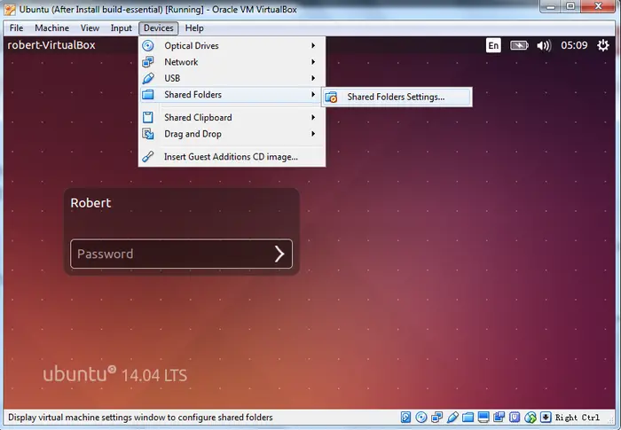 Win7系统与它的Virtualbox中安装的Ubuntu14.04共享信息的几种方法