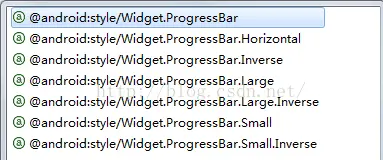 关于ProgressBar的美化问题
进度条Style的两种设置方式
自定义水平进度条样式
自定义圆形进度条样式