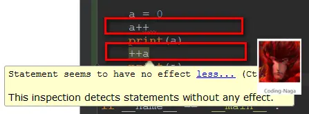 Python代码优化及技巧笔记（一）
前言
版权说明
1.Python实现全排列
2.遍历文件夹下所有子文件夹和文件
3.针对字符串的进制转化
4.IP的点分型和整形数字之间的转化
5.Python获得Linux控制台中的输出信息
6.使用enumerate()函数获取序列迭代的索引和值
7.i+=1与++i有区别
8.使用DeprecationWarning定义过时方法
9.使用Counter进行计数统计
10.准确判断文件类型
Ref：
