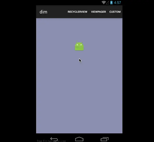 AndroidSweetSheet：从底部弹出面板（1）