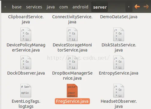 Android系统篇之—-编写系统服务并且将其编译到系统源码中【转】
一、编写JNI层服务代码
二、编写Java层服务代码
三、编写系统应用访问服务功能
四、流程总结
五、总结