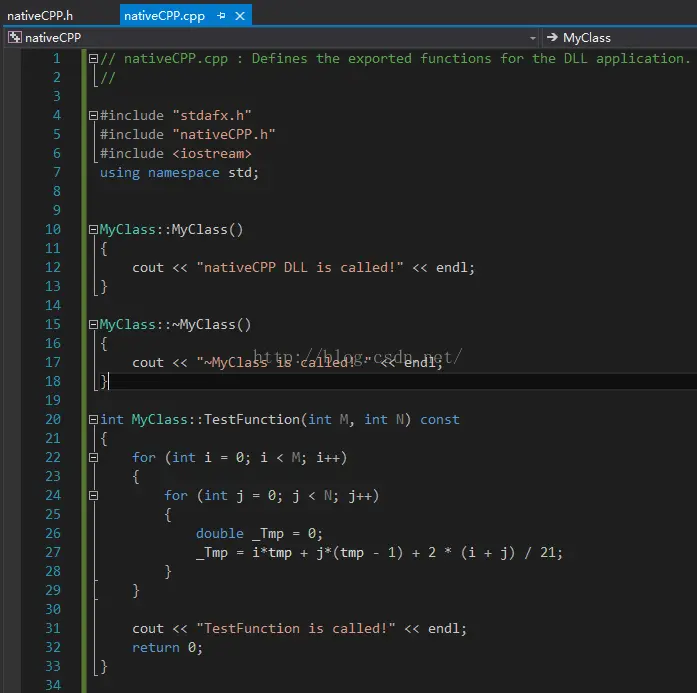 C#调用非托管C++DLL的两种方法