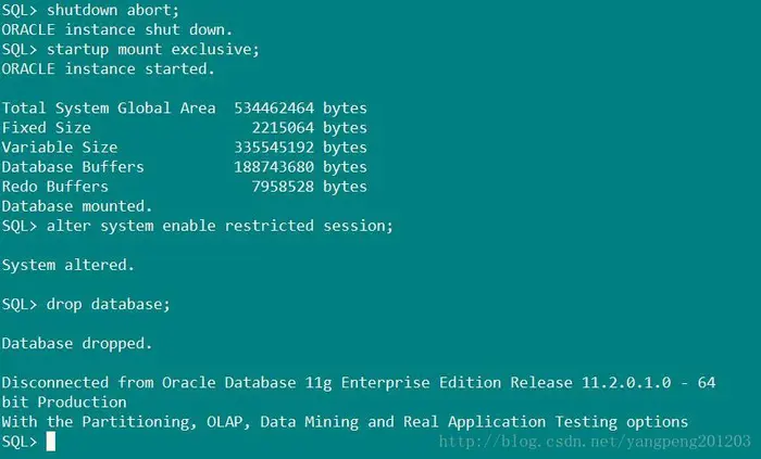 导入dmp文件时，需要删除原有ORACLE数据库实例
linux 开启oracle服务命令，oracle安装和配置都没有问题的话：