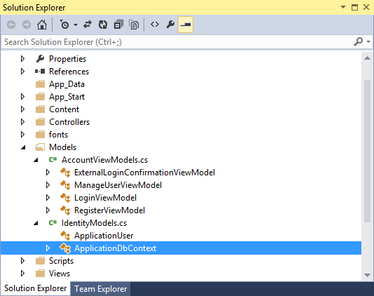 在ASP.NET MVC5 及 Visual Studio 2013 中为Identity账户系统配置数据库链接及Code-First数据库迁移
在ASP.NET MVC5 及 Visual Studio 2013 中为Identity账户系统配置数据库链接及Code-First数据库迁移