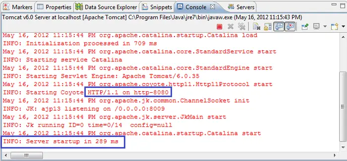 Eclipse-based Tutorial: File Upload servlet with Apache Common File Upload API
1. Seting up environment
2. Setting up Eclipse project
3. Coding File Upload form
4. Creating the Servlet
5. Implementing code to handle file upload
6. Coding message page
8.The generated web.xml file
8. Testing the application