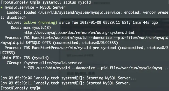 CentOS 7 下 MySQL 5.7 的安装与配置