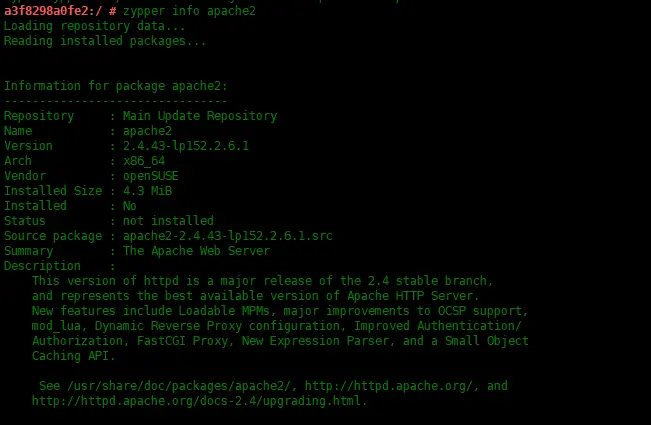 SUSE Linux 的Zypper包管理器使用实例