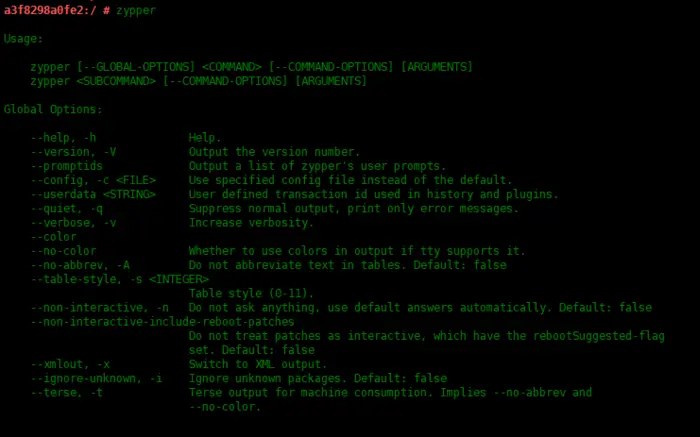 SUSE Linux 的Zypper包管理器使用实例