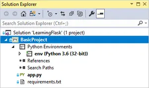教程：在 Visual Studio 中开始使用 Flask Web 框架
教程：在 Visual Studio 中开始使用 Flask Web 框架