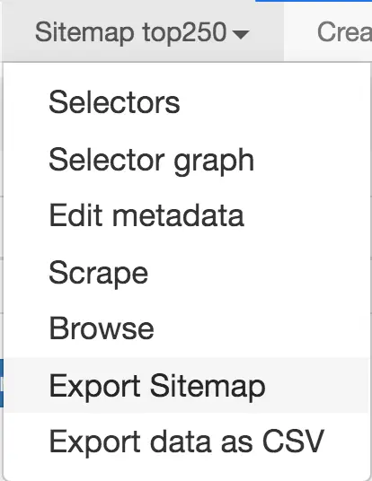 Web Scraper 高级用法——如何导入别人已经写好的 Web Scraper 爬虫 | 简易数据分析 06
导出 Sitemap
导入 Sitemap
推荐阅读：