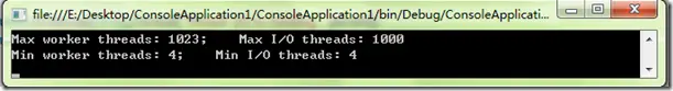 C#异步编程的实现方式——ThreadPool线程池
1、ThreadPool简单应用