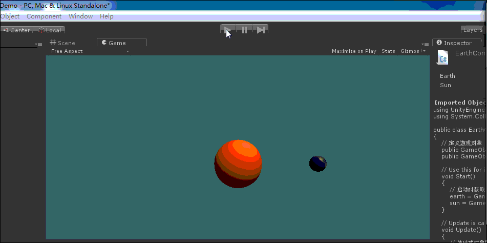 Unity3D游戏开发初探—2.初步了解3D模型基础
一、什么是3D模型？
二、Unity中的3D模型基础
三、先学走再学飞—第二个Unity3D程序
四、案例深入：地球围绕太阳转
五、小结
参考文献与资料
附件