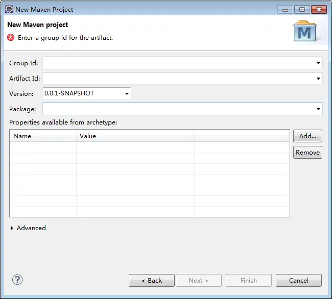 Maven：Maven 入门
背景
下载 Maven
配置 Eclipse 中的 Maven
修改 Maven 的本地仓库地址
使用 Eclipse 创建 Maven 项目
添加外部依赖
搜索外部依赖
自动更新外部依赖失败，如何处理？
如何支持 Java1.7？
备注