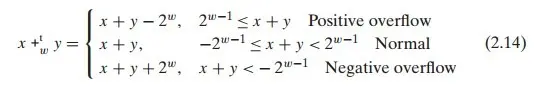 深入理解计算机系统（2.5）---二进制整数的加、减法运算（重要）