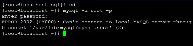 MySQL或MariaDB忘记root密码