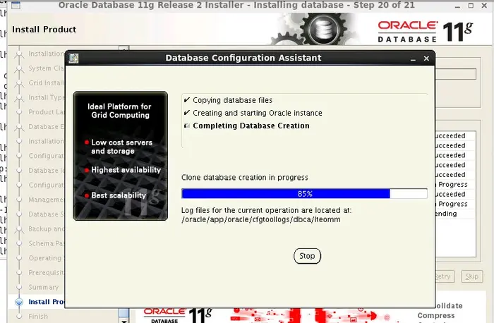 在redhat6.4下安装 Oracle® Database 11g Release 2