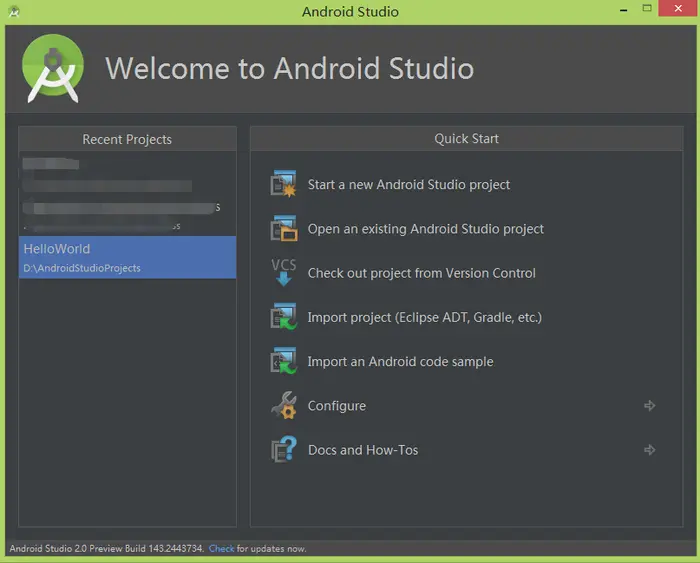 （转）eclipse项目导入到android studio中
Android Studio导入Eclipse项目和一些常见的问题