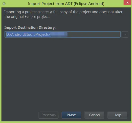 （转）eclipse项目导入到android studio中
Android Studio导入Eclipse项目和一些常见的问题