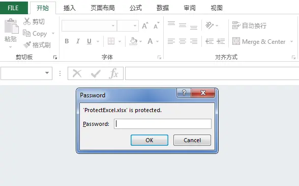 C# 保护Excel文档