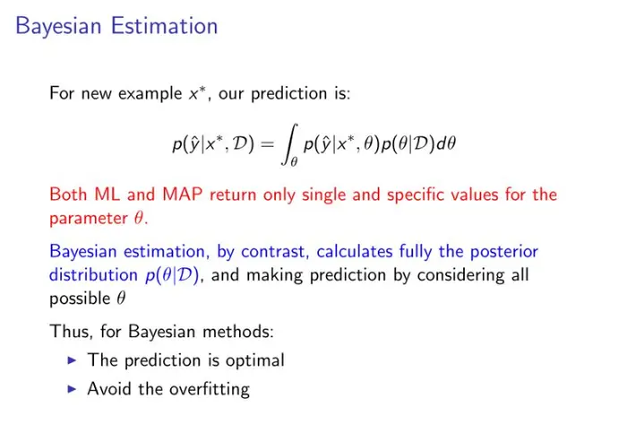 贝叶斯思想以及与最大似然估计、最大后验估计的区别（转）