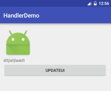 android 在子线程中使用handler更新界面