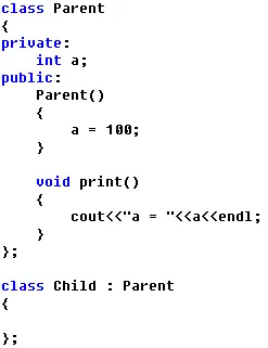 C++基础知识：继承