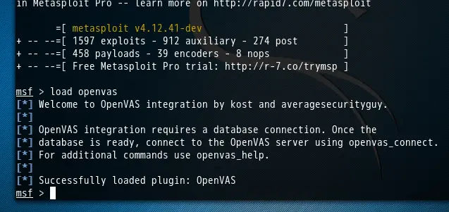 Kali linux 2016.2（Rolling）里安装OpenVAS
