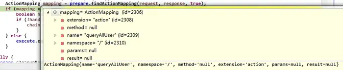 mybatis3.3 + struts2.3.24 + mysql5.1.22开发环境搭建及相关说明
一、新建Web工程，并在lib目录下添加jar包
二、配置web.xml，添加一个过滤器StrutsPrepareAndExecuteFilter，处理所有*.action请求；

三、配置struts.xml文件,该Demo主要演示向前端传json格式数据，result type设成json格式，当然也可以设成其它的； 
四、配置Mybatis.xml和userMapper.xml,
五、关键代码
六、测试效果：