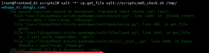 SaltStack 模块学习之拷贝master服务器上文件和目录到minion服务器