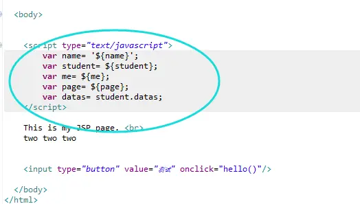 同一jsp页面内的 js代码 与 js文件 中的变量共享