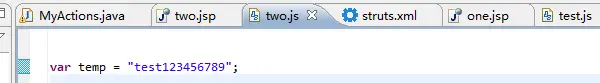 同一jsp页面内的 js代码 与 js文件 中的变量共享