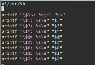 linux中shell变量$#,$@,$0,$1,$2的含义解释
