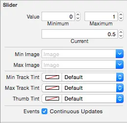 iOS
前言
1、UISlider 的创建
2、UISlider 的设置
3、UISlider 透明化处理
4、Storyboard 中设置