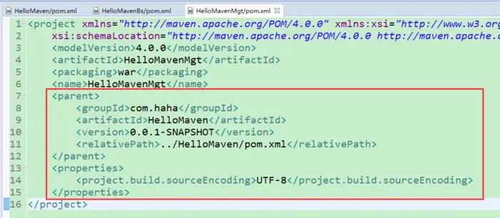 Eclipse使用Maven建立SSM多模块的项目