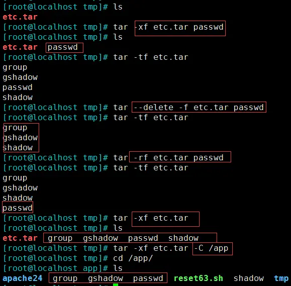 linux命令：压缩解压打包工具大集合
一、压缩、解压工具
二、打包工具 zip tar
