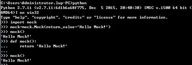 Python接口测试之moco
