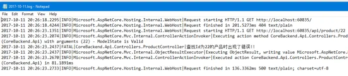 从头编写 asp.net core 2.0 web api 基础框架 (3)
IoC和Dependency Injection （控制反转和依赖注入）
使用内置的Logger
注入Logger
NLog
自定义Service
针对不同环境选择不同json配置文件里的值（不是选择文件，而是值）