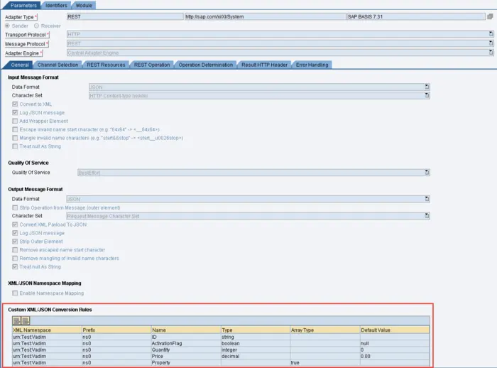 REST Adapter实现SAP PI中的增强XML/JSON格式转换(转载)