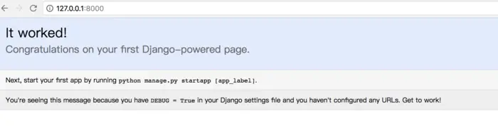 第一个Django应用程序_part1
一、查看Django是否安装
二、创建一个项目