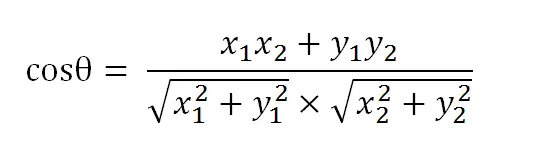 余弦相似度及基于python的三种代码实现、与欧氏距离的区别