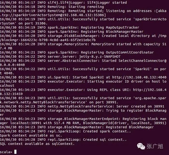 Spark1.6.0 on Hadoop2.6.0单机伪分布式安装